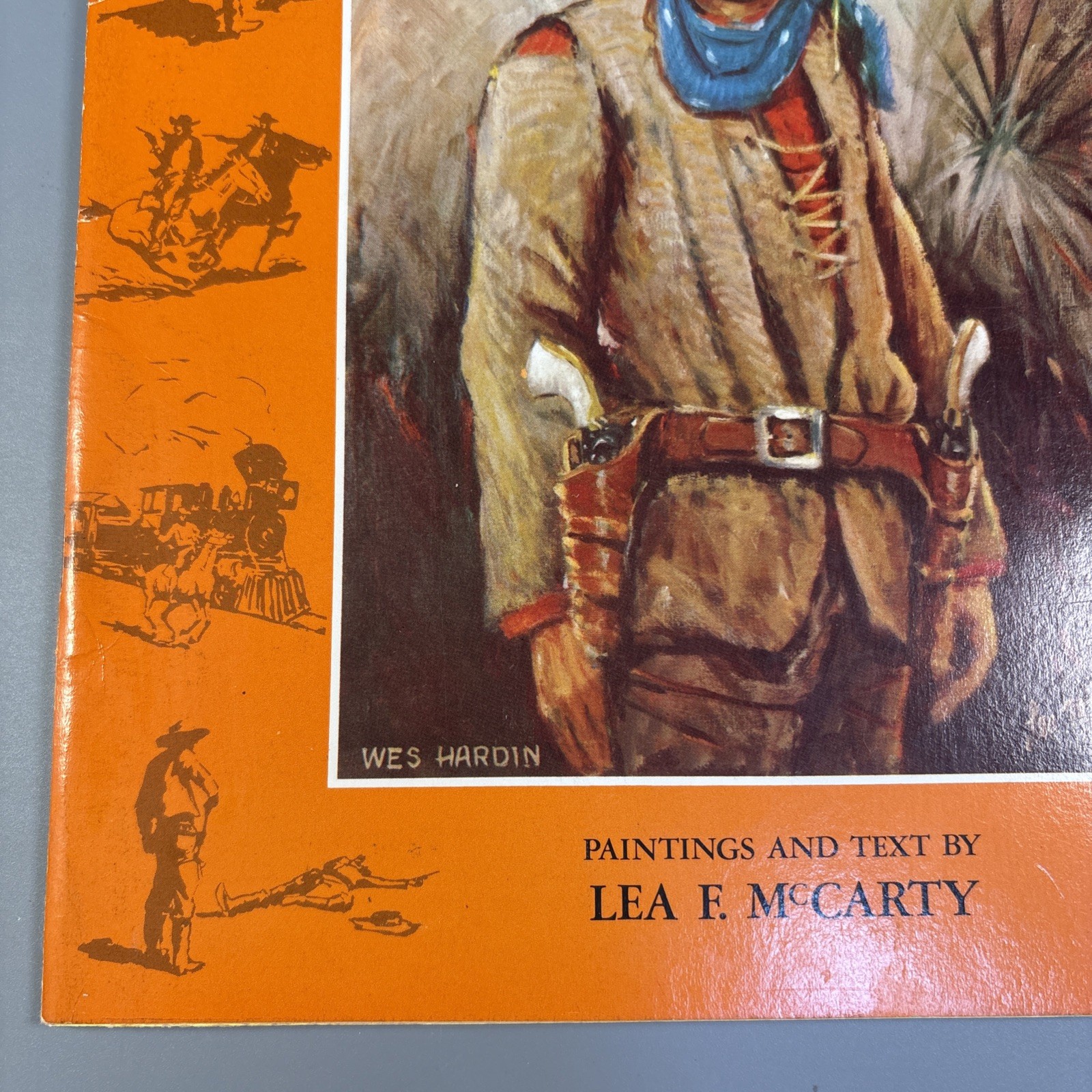 The Gunfighters Lea F McCarty 1959 Illustrated Color Prints Vintage Western