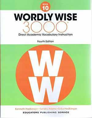 Wordly Wise 3000 Book 10 – Paperback, by Hodkinson Kenneth; Adams – Very Good h