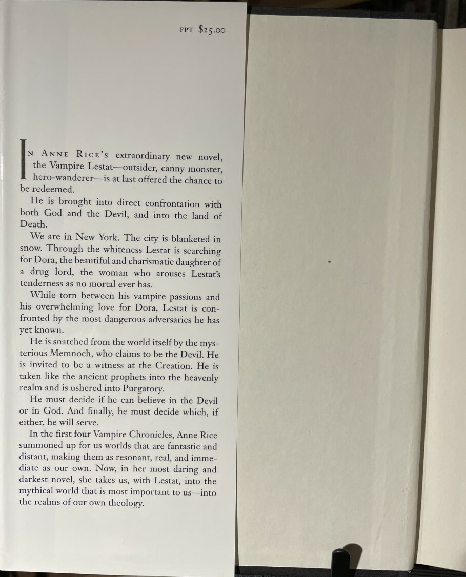 Vampire Chronicles Ser.: Memnoch the Devil : The Vampire Chronicles by Anne…