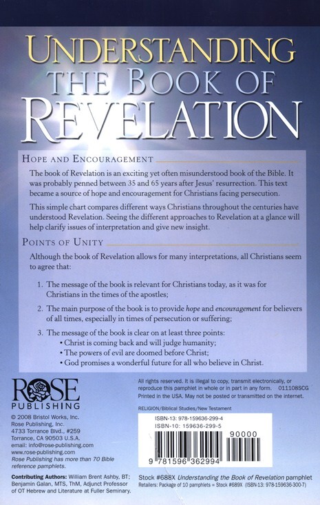 Understanding the Book of Revelation Pamphlet NEW Ways to Interpret Revelation