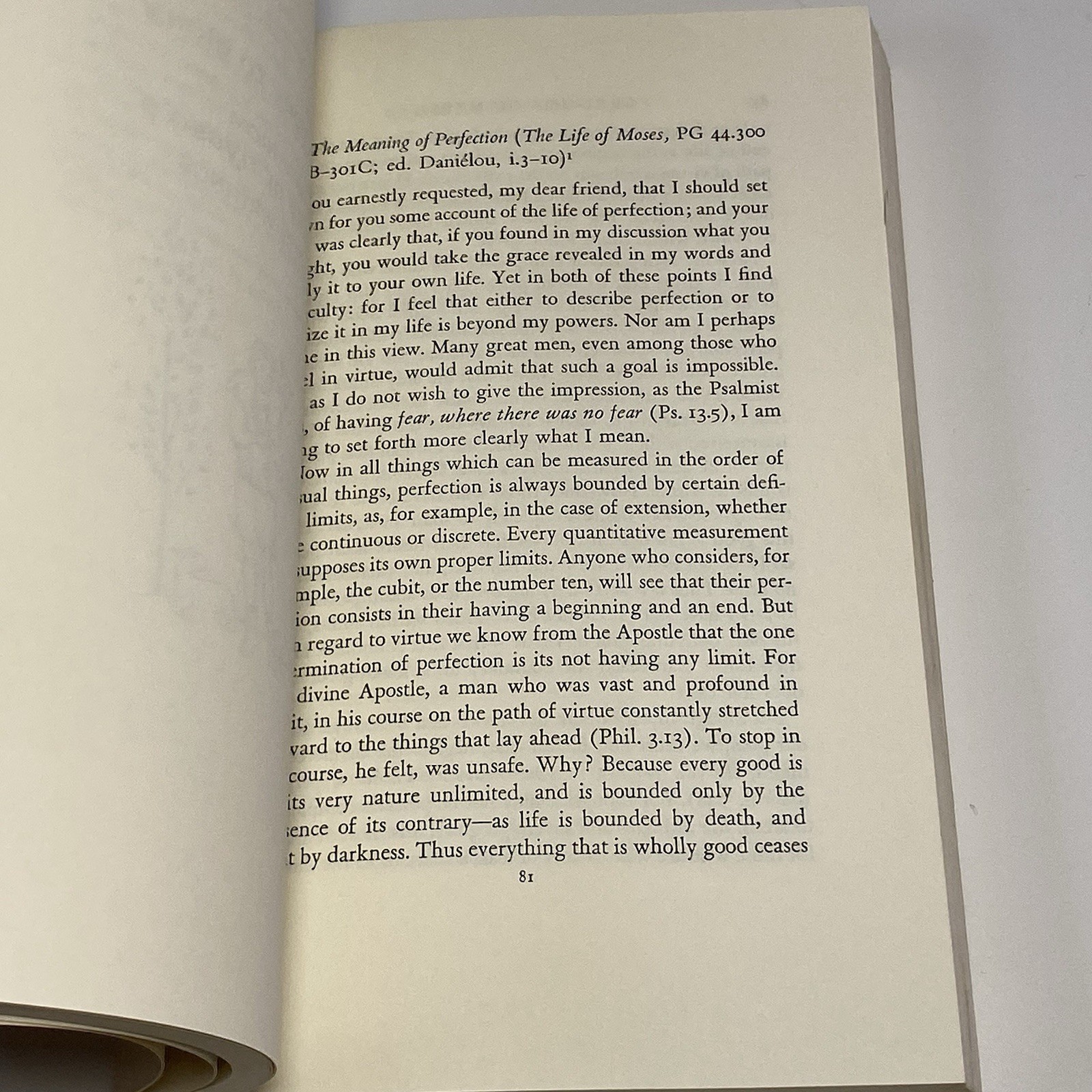 From Glory to Glory : Texts from Gregory of Nyssa’s Mystical Writings by Jean…