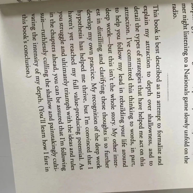 Deep Work: Rules for Focused Success in a Distracted By Cal Newport NEW Paperbck