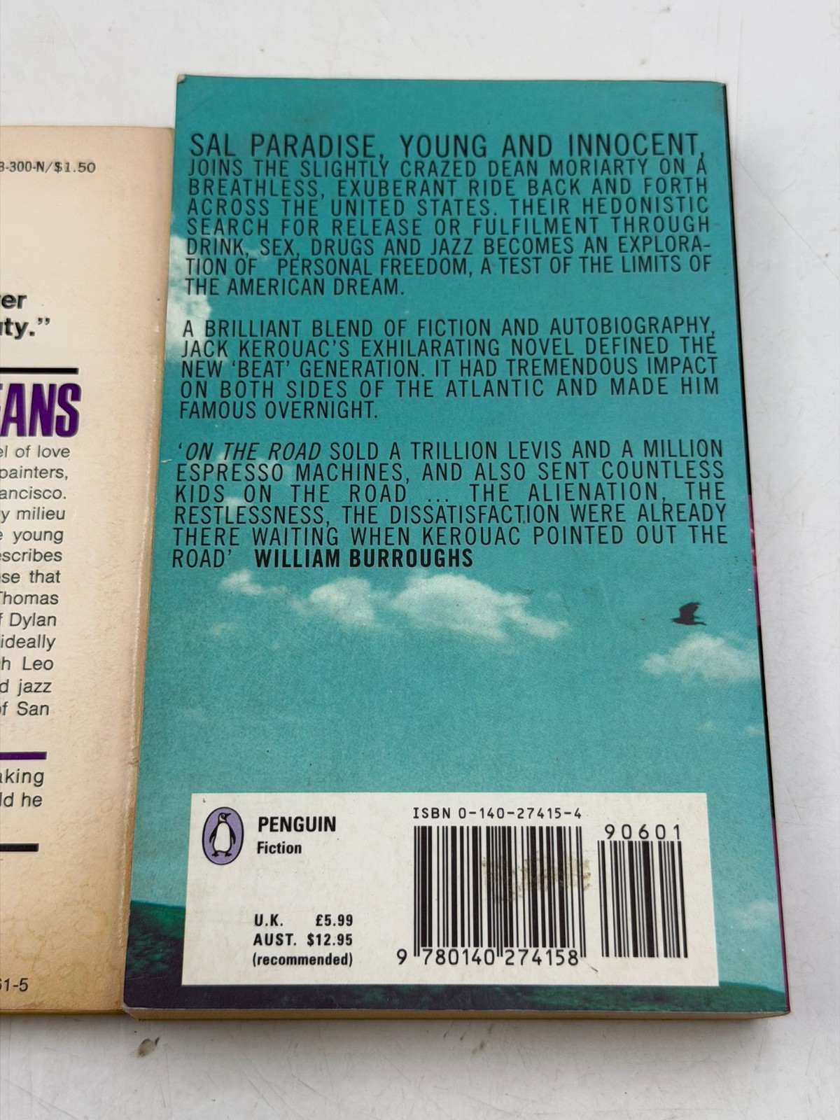 Jack Kerouac Paperback Lot 3 Books-Dr.Sax, On the Road, The Subterraneans