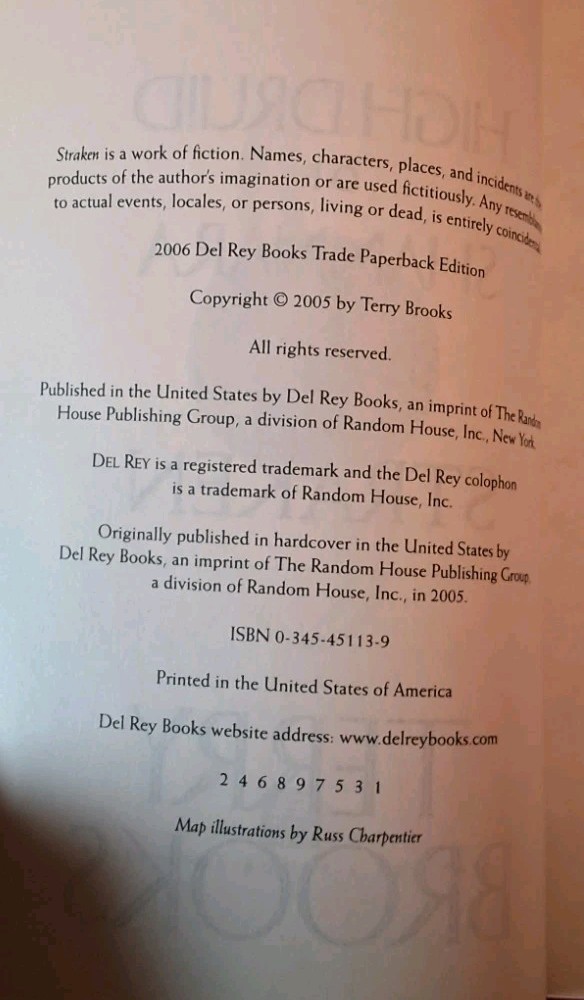 High Druid of Shannara Trilogy By Terry Brooks First Trade Paperback Edition Set