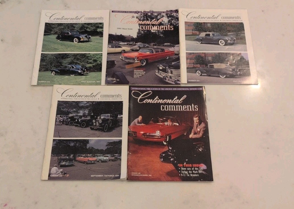 1990’s CONTINENTAL COMMENTS LINCOLN MAGAZINE HUGE LOT (51)