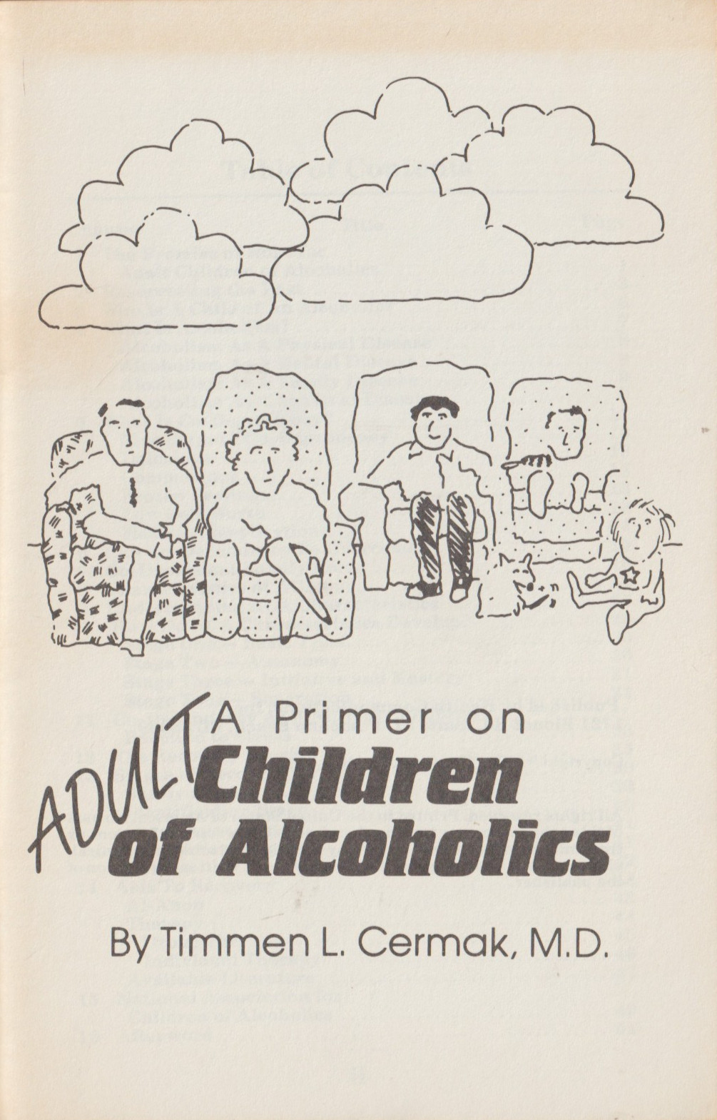 TIMMEN CERMAK, A Primer on Adult Children of Alcoholics 1985, 56 pages, 1st/1st