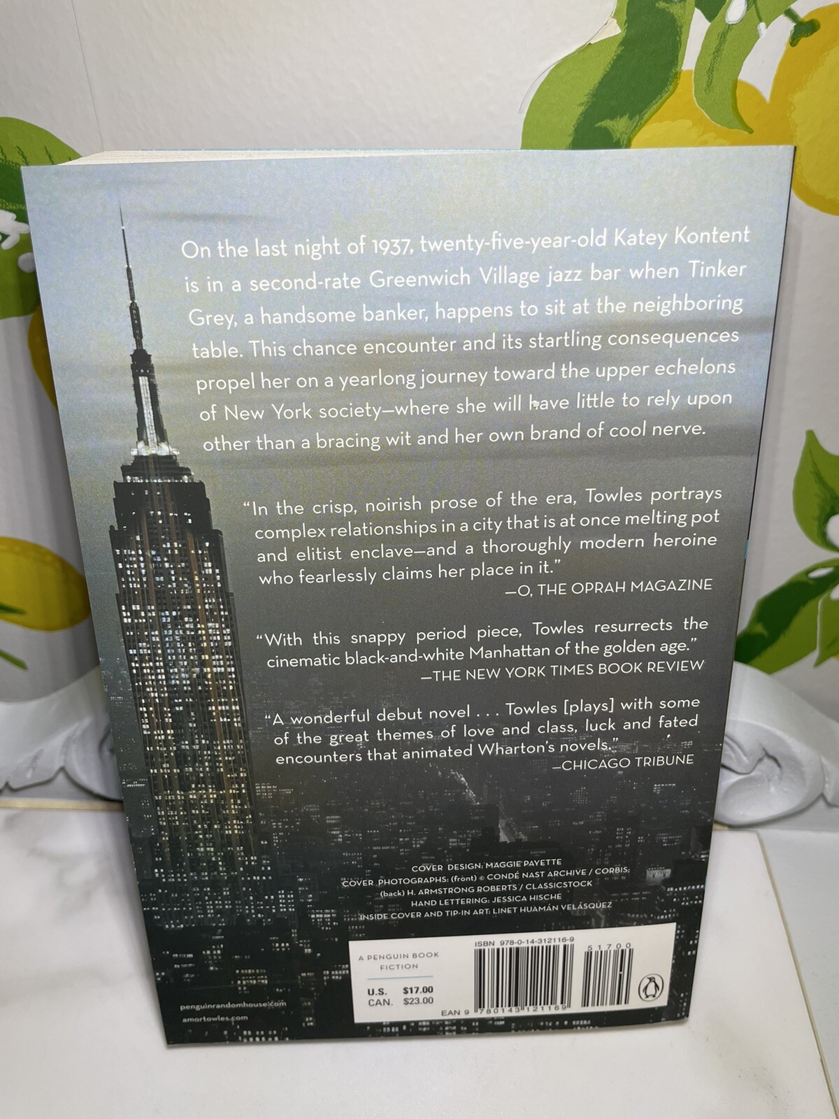 Rules of Civility A Novel by Amor Towles (2012, Trade Paperback)
