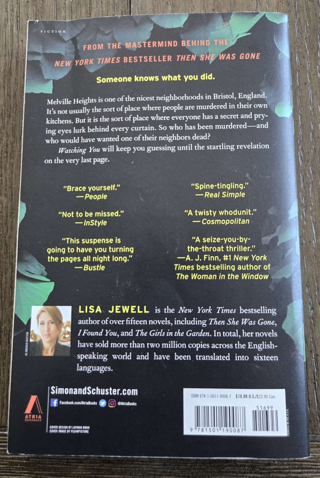 Watching You : A Novel by Lisa Jewell Paperback