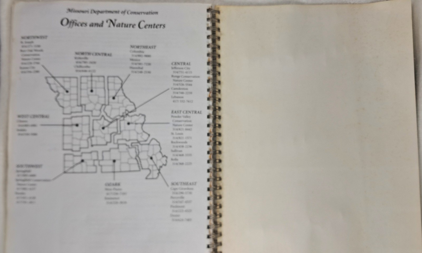 1995 Missouri’s Conservation Atlas A Guide To Exploring Your Conservation Lands