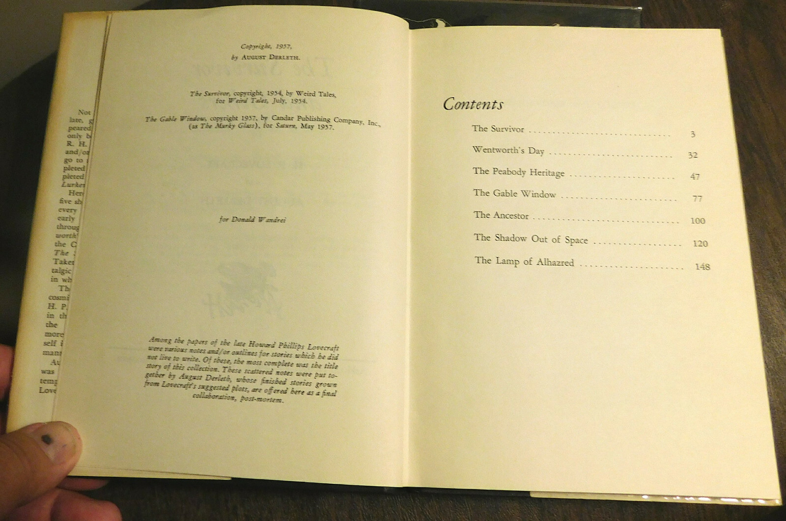 The Survivor and Others by H. P. Lovecraft & August Derleth