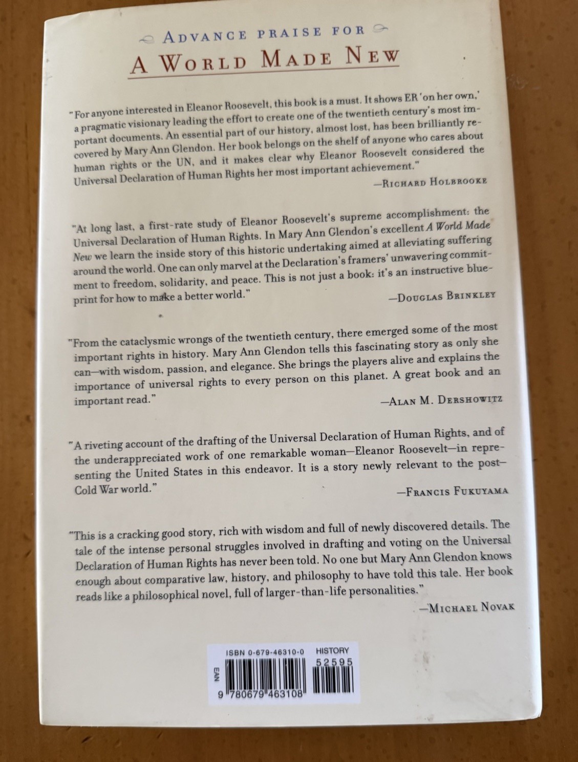 World Made New Eleanor Roosevelt & The Universal Declaration of Human Rights NEW