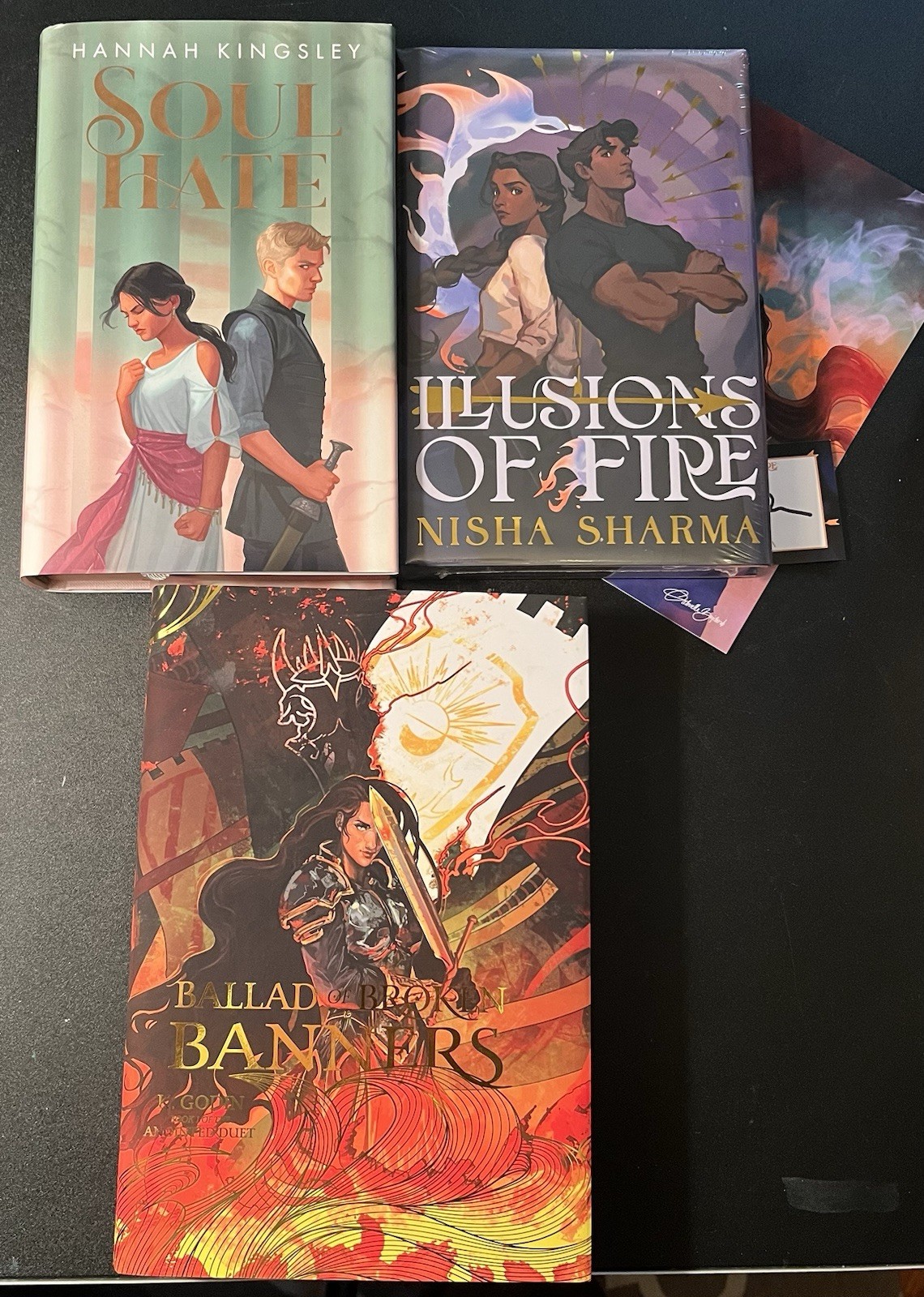 Mixed Lot Of 3 Special Edition Books Forbidden Wing Faecrate Acrylipics