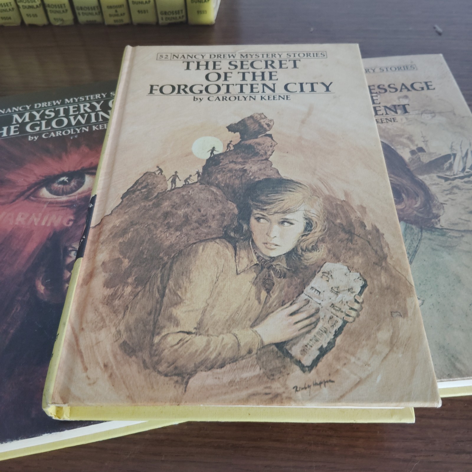 15 Lot of Nancy Drew Mystery Vintage Matte Cover Hardcover Books Carolyn Keene