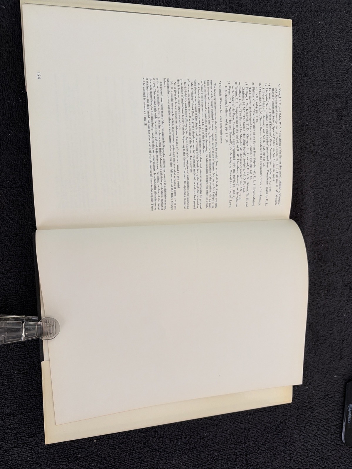 Sutton Hoo Ship Burial: A Handbook by Bruce-Mitford, Rupert HC With Dust Jacket