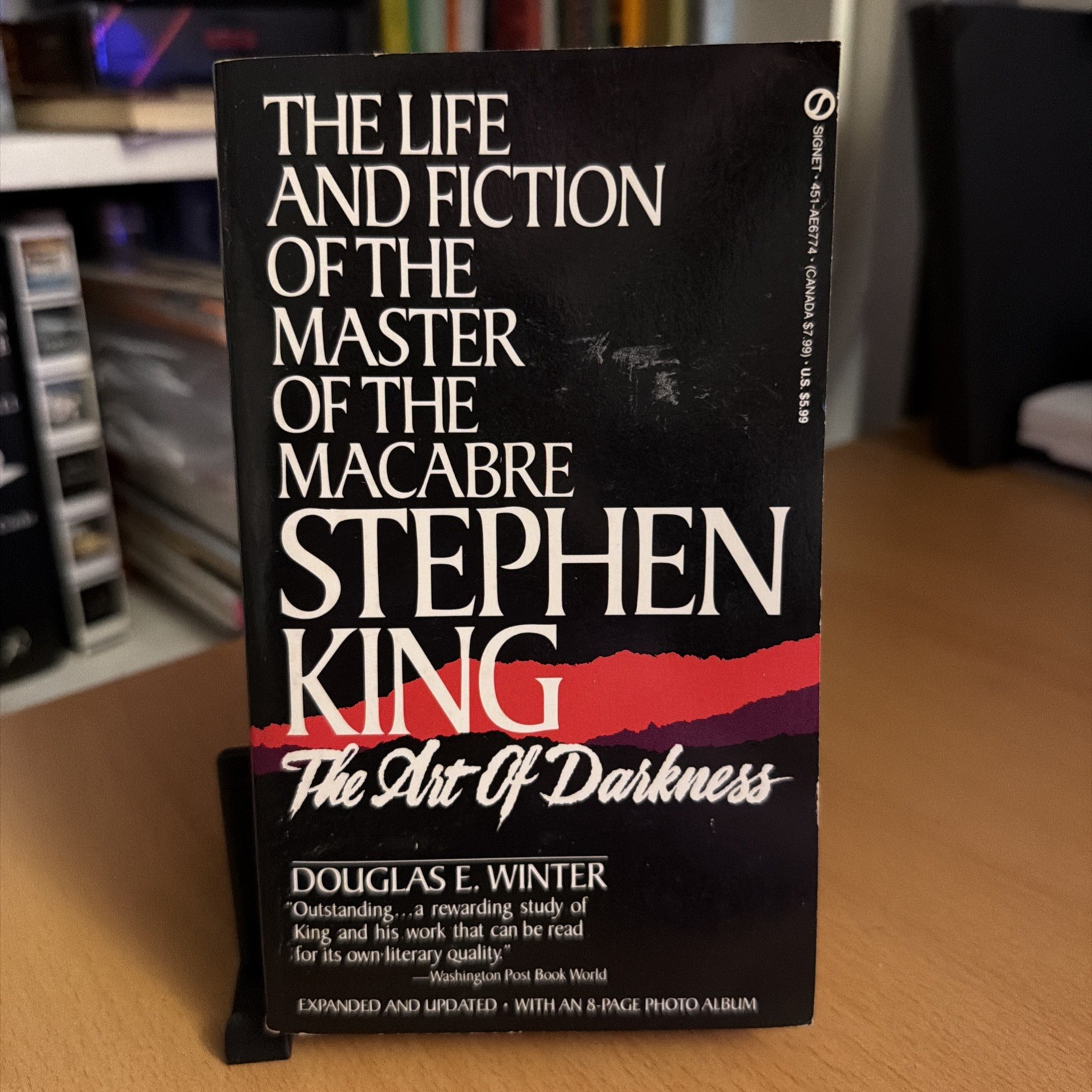 First PB Edition Stephen King The Art Of Darkness Douglas E. Winter Great Cond.