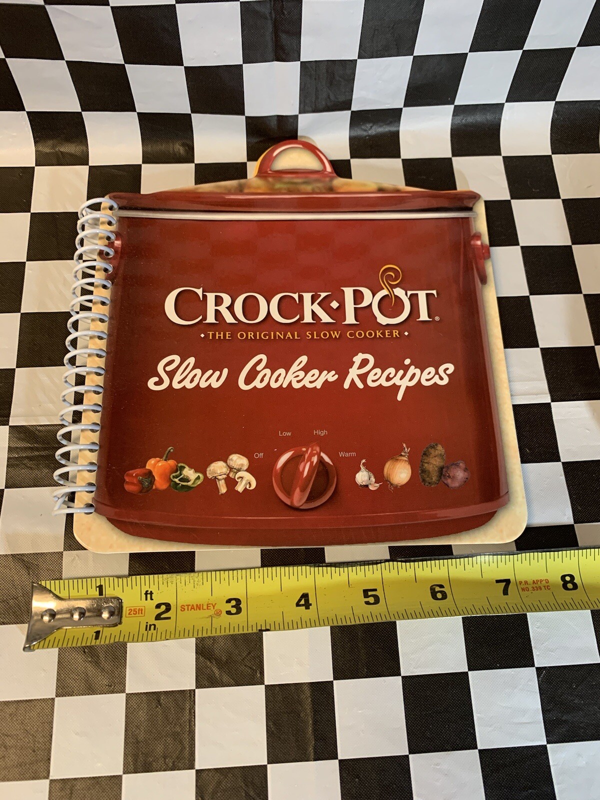 2008 CROCKPOT SLOW COOKER RECIPES Cookbook Spiral Spine 47 Pages