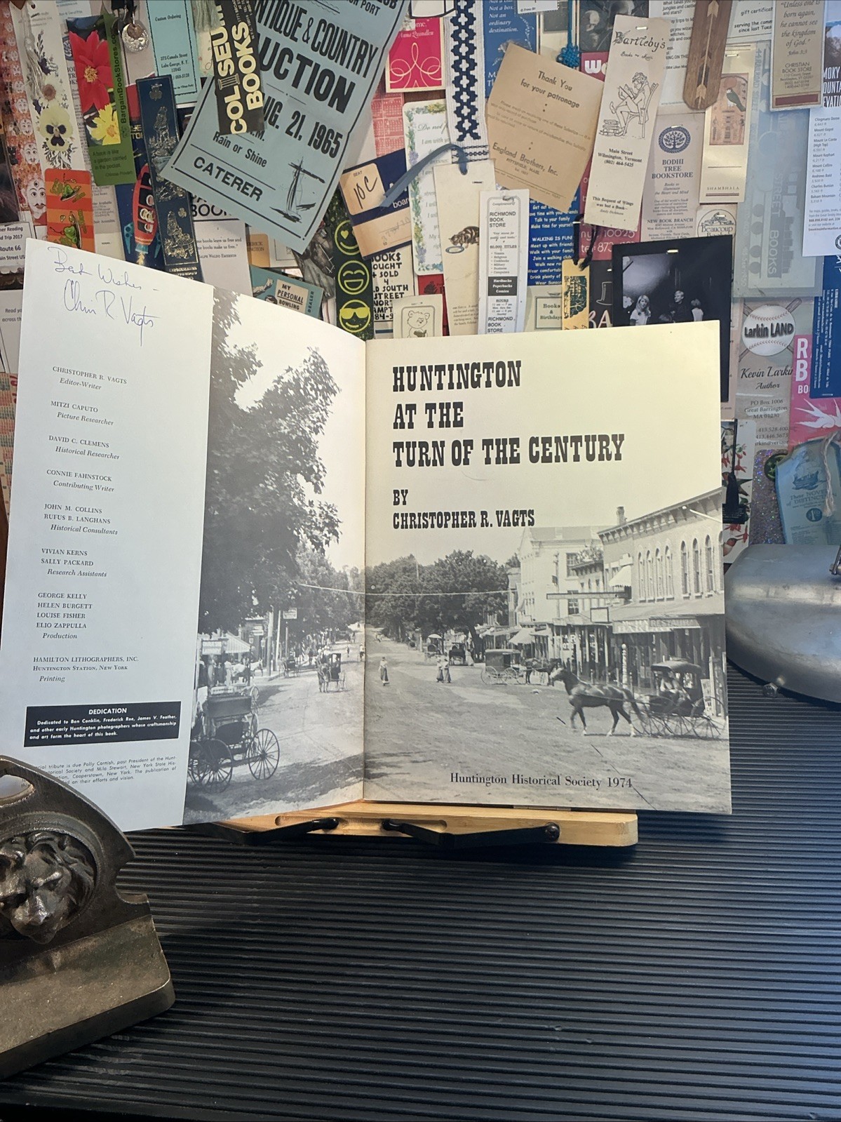 Huntington At the Turn of the Century 1974 Christopher R. Vagts Signed Copy