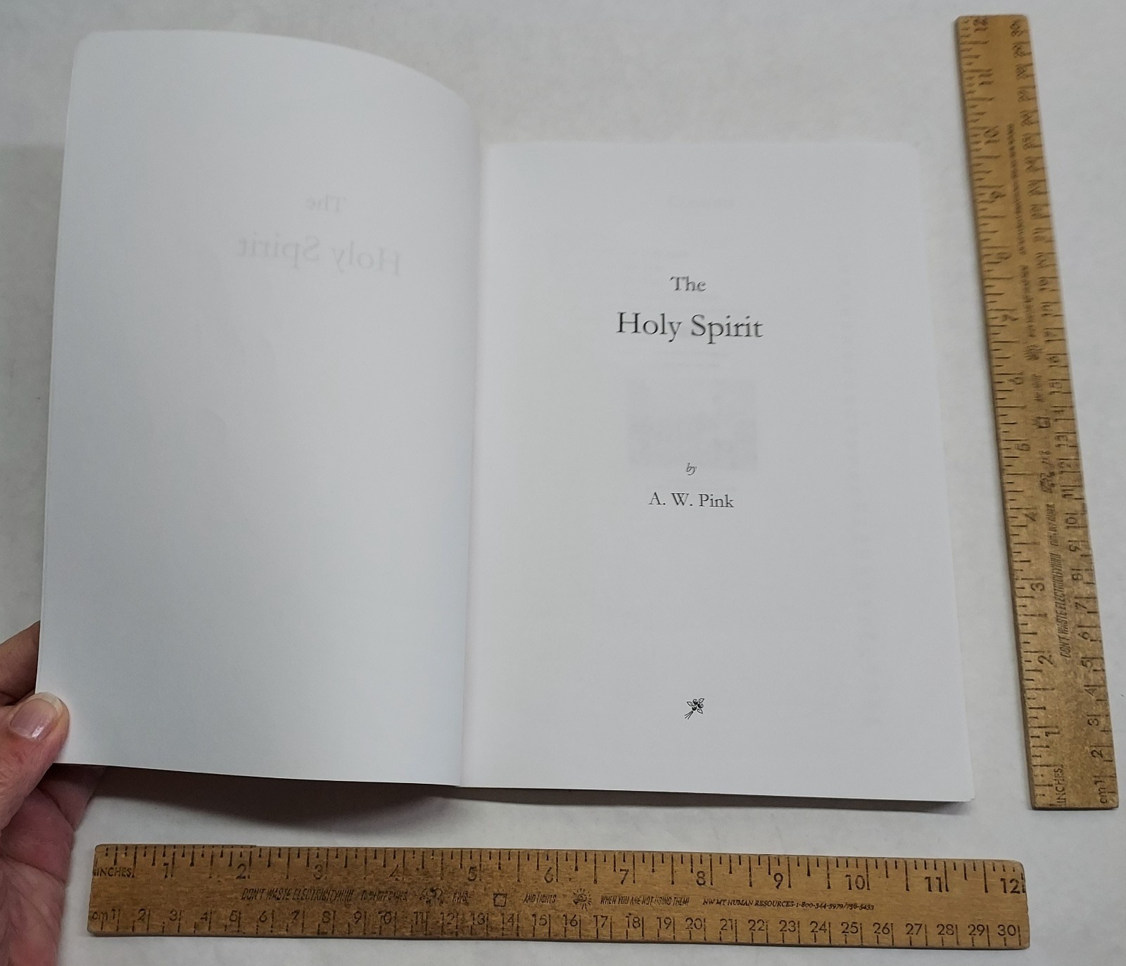The Holy Spirit – Arthur W. Pink – paperback book