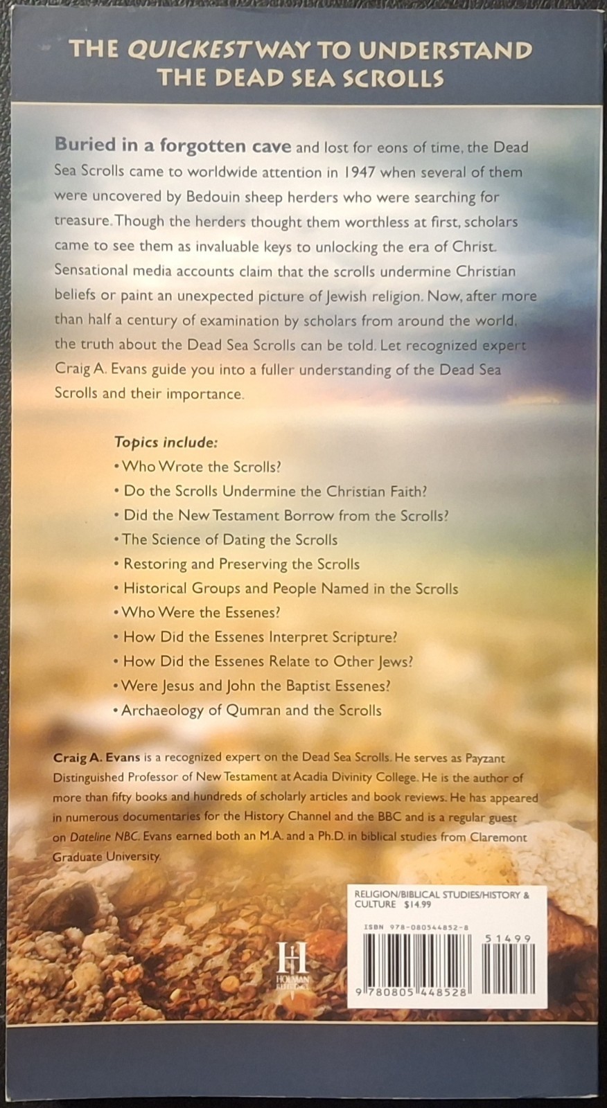 Holman QuickSource Guide to the Dead Sea Scrolls by Craig A. Evans (2010, Trade
