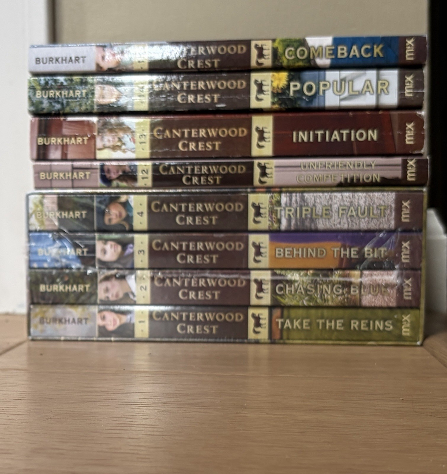 Canterwood Crest PB Lot x 8 by Jessica Burkhart #1-4 New #12-14 Used