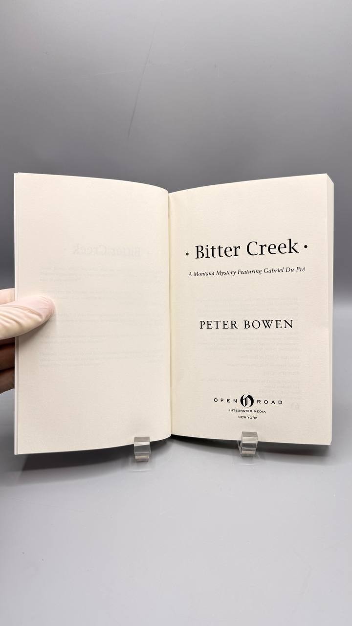 Bitter Creek by Peter Bowen Paperback Gabriel Du Pré Montana Mystery Novel