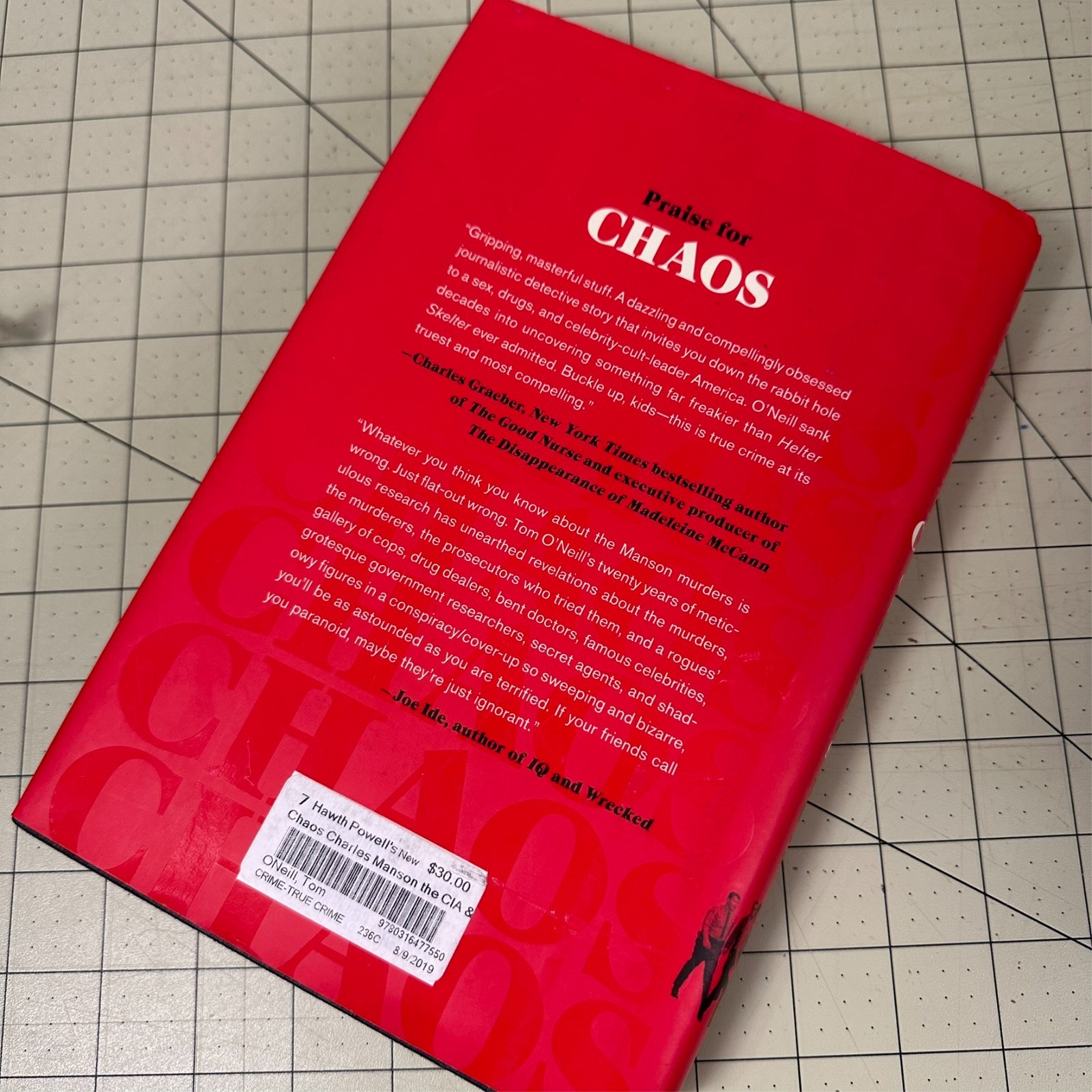 Chaos: Charles Manson, the CIA and the Secret History of the 60s Tom O’Neill 1st