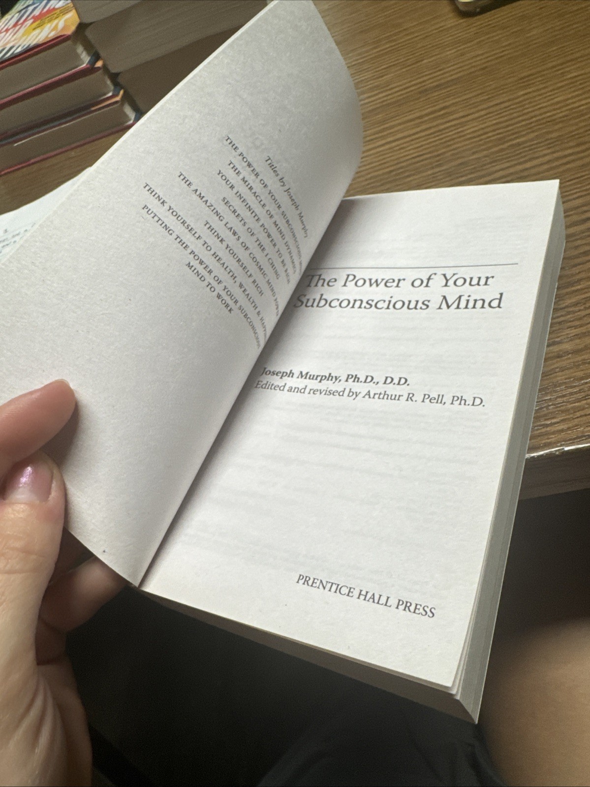 Power of Your Subconscious Mind by Joseph. Murphy (2011, Uk- a Format Paperback)