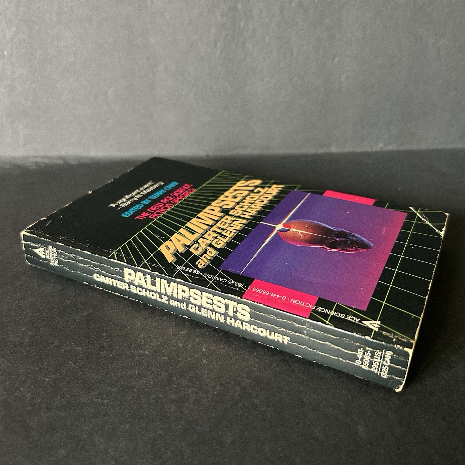 Palimpsests by Carter Scholz & Glenn Harcourt 1984 Ace SF Special 1st Printing