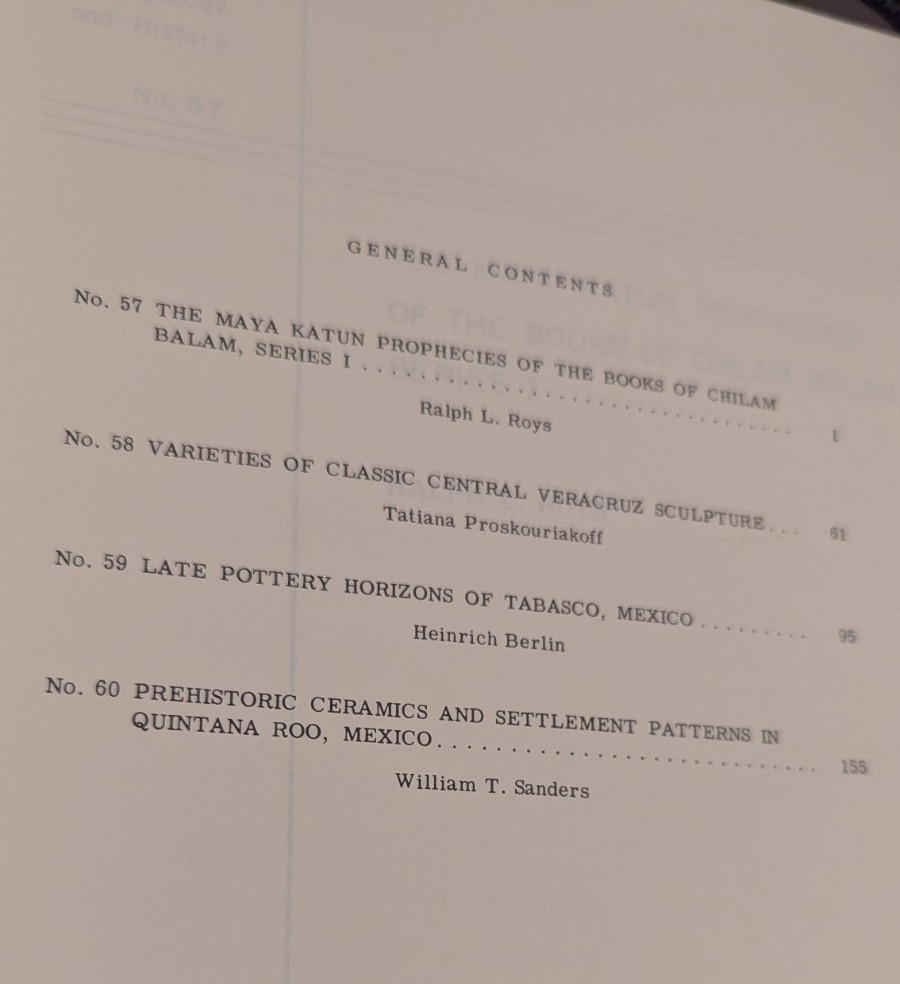 10 Vols Contributions 2 American Anthropology & History; CARNEGIE Institution Wa