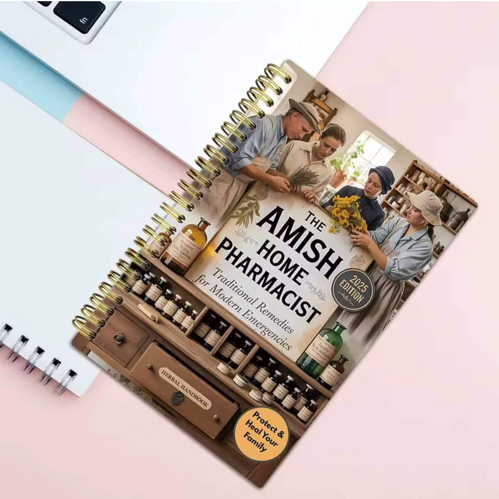 The Complete Amish Apothecary Book Herbal Remedies & Home Healing Free Shipping