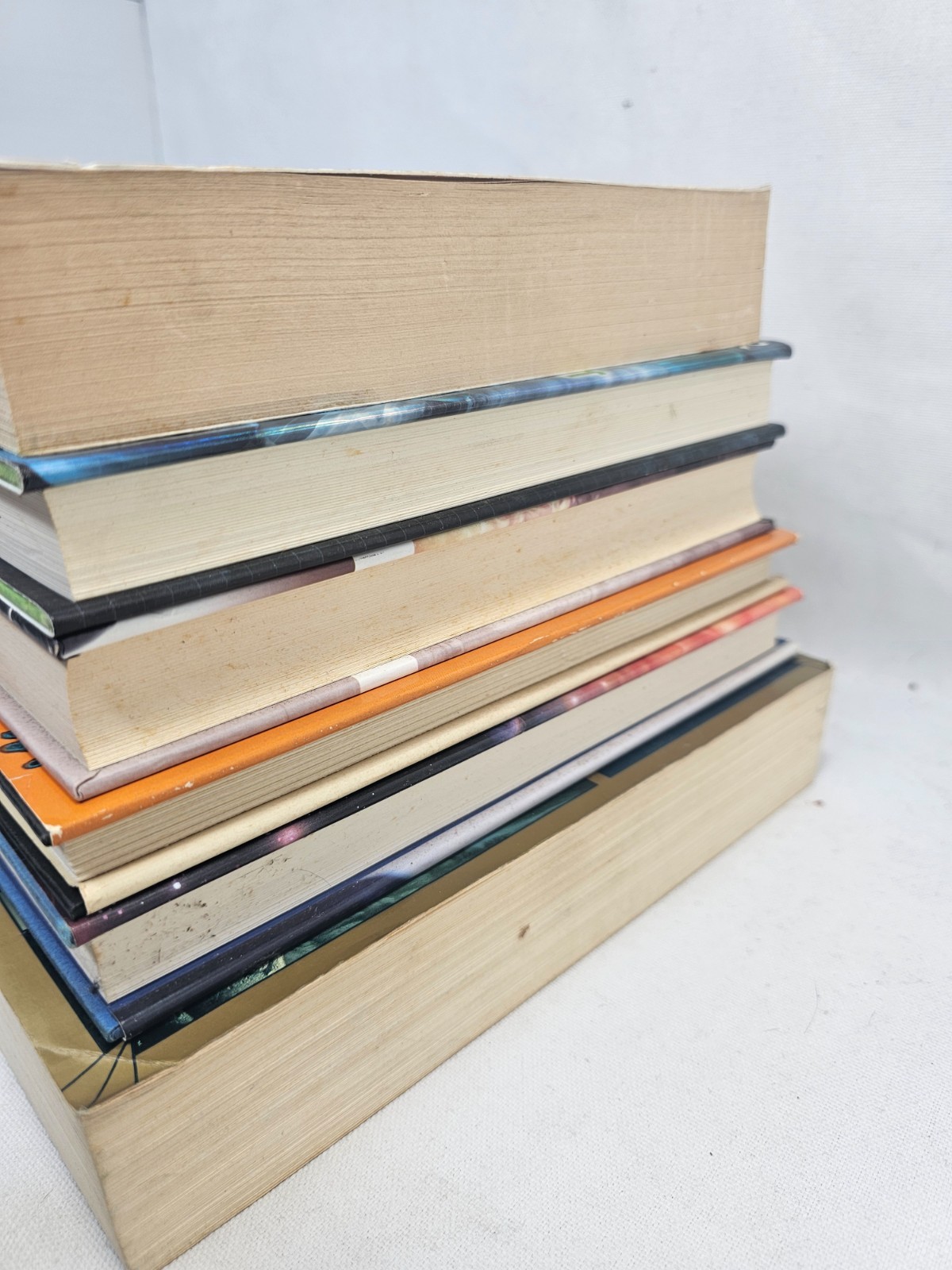 Sci-Fi Fantasy Hardcover Book Lot 6x Lin Carter Horror Wears Blue Star Trek IQ