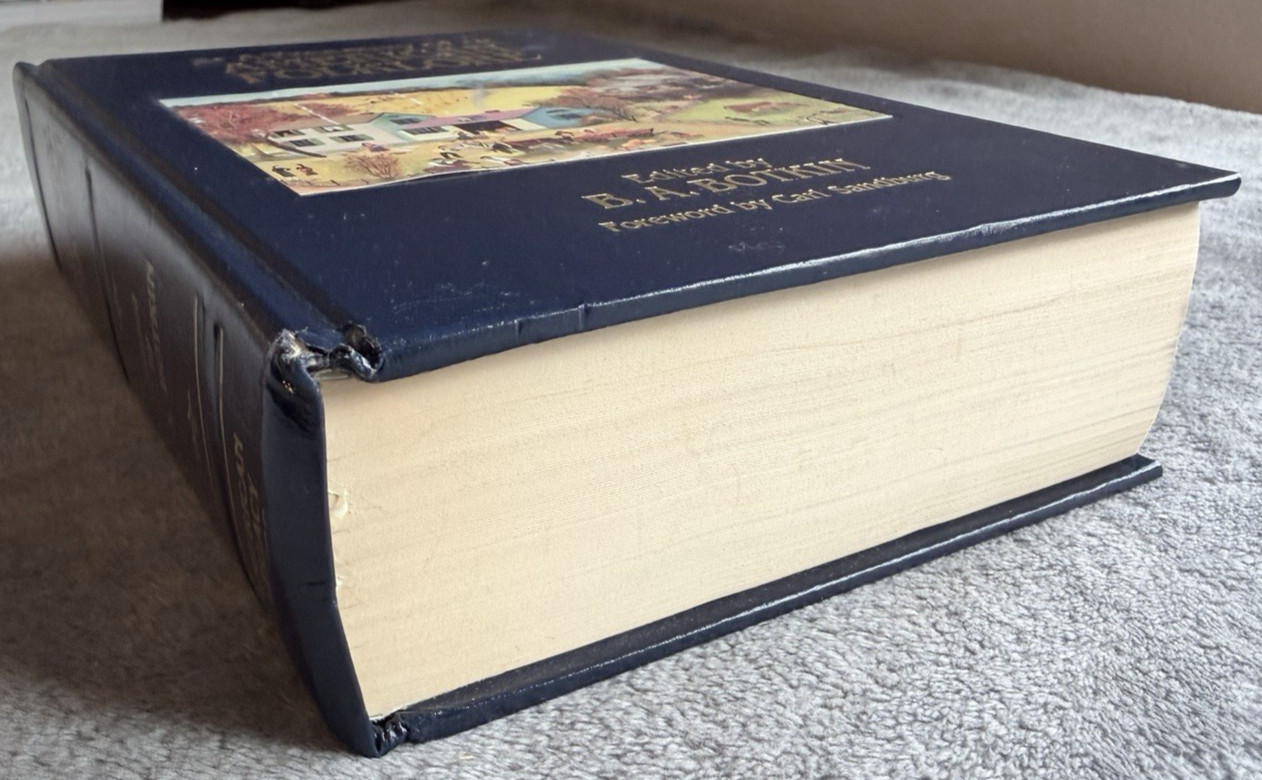 A Treasury of American Folklore B A Botkin 1989 Deluxe Vintage Reprint Hardcover