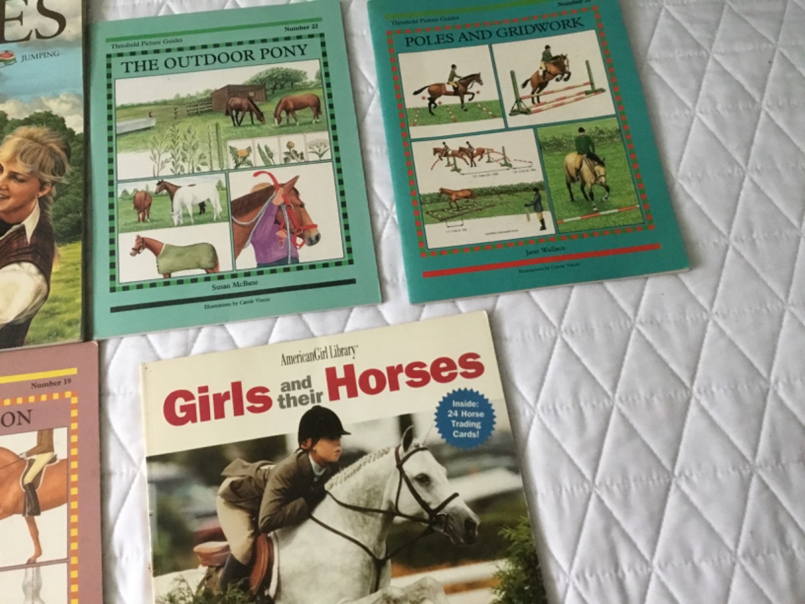 Lot of 9 Horse Books Equine Riding Training Polo Equestrian Care Health Color