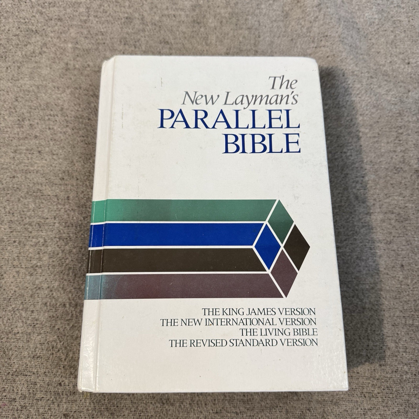 The New Layman’s Parallel Bible Zondervan Hardcover Vintage KJV NIV TLB RSV