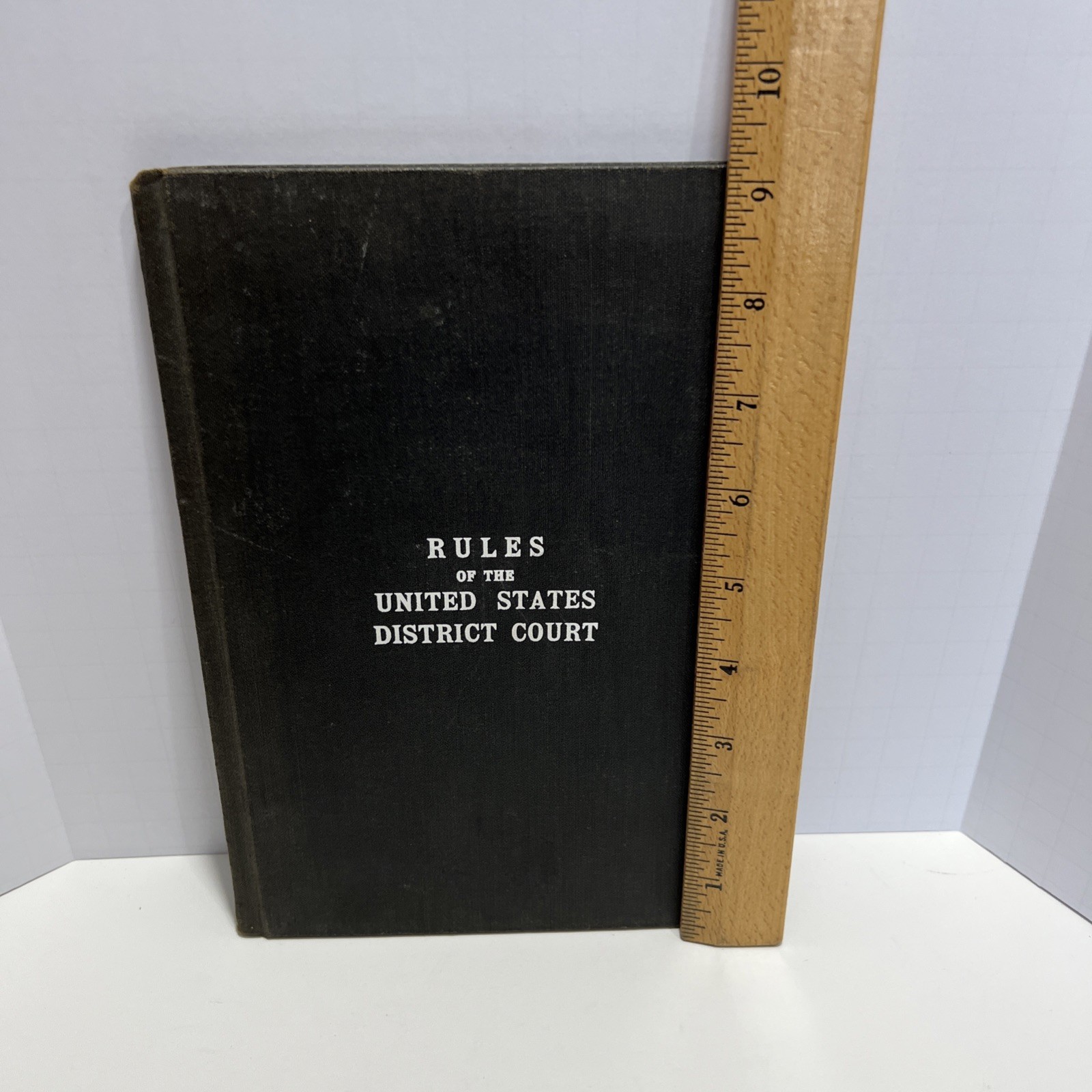 Antique Law Book: Rules of the of the United States District of South Dakota1914
