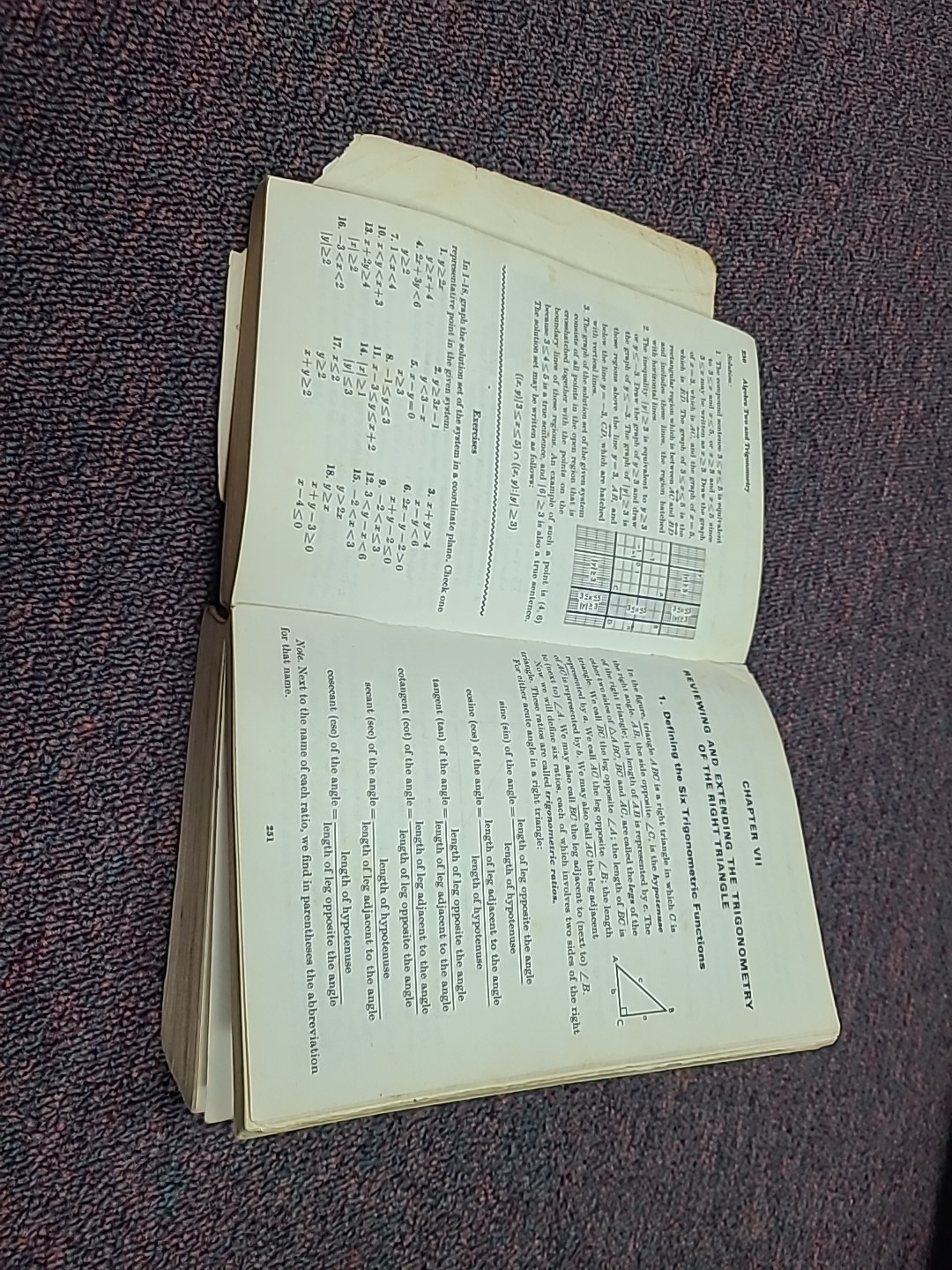 Algebra Two and Trigonometry Dressler Rich Amsco 1972