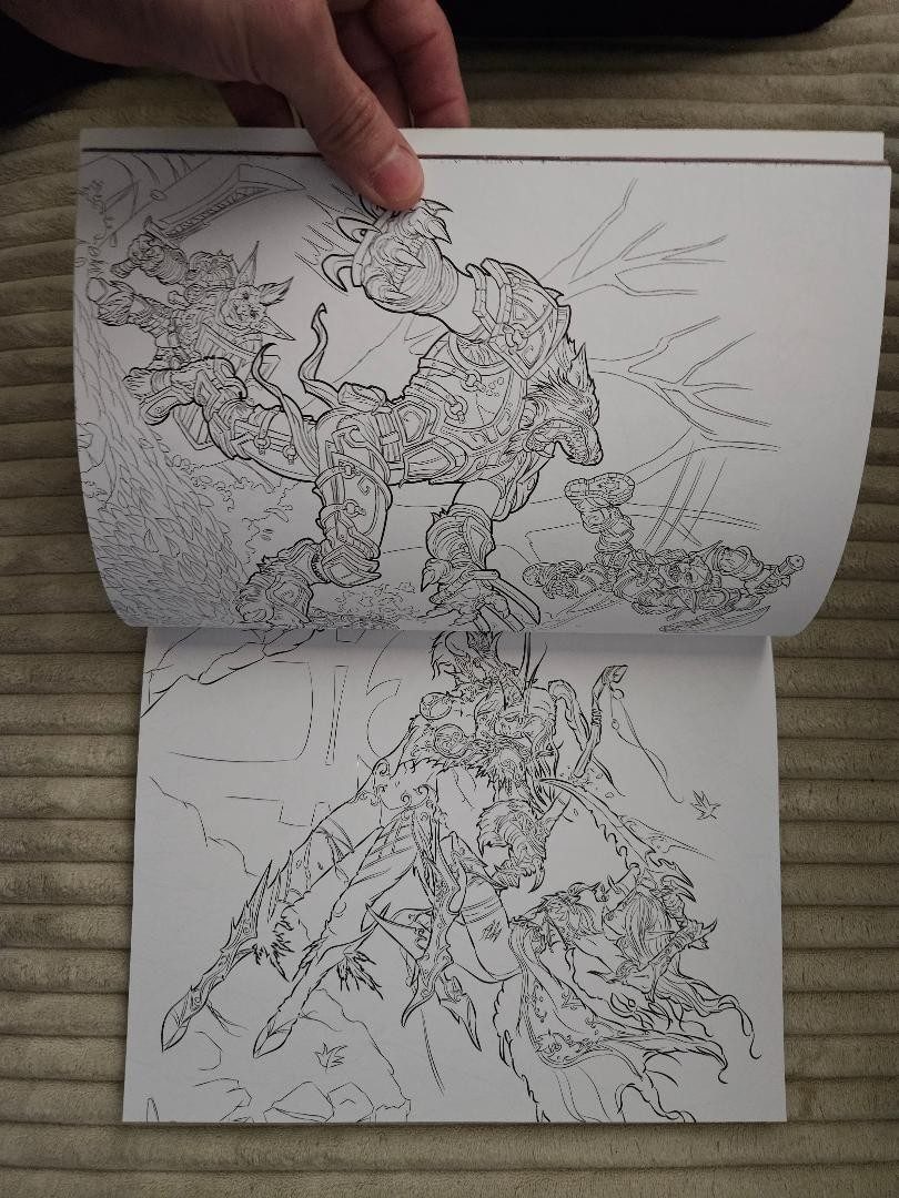 World of Warcraft : An Adult Coloring Book by Blizzard Entertainment (New)