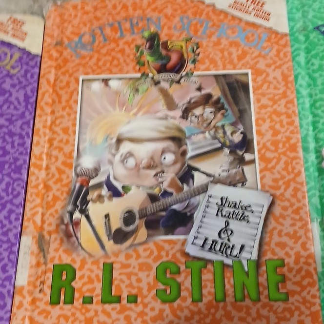 HarperCollins Hardcover Rotten School by R.L. Stine, Ages 9-12, Illustrated
