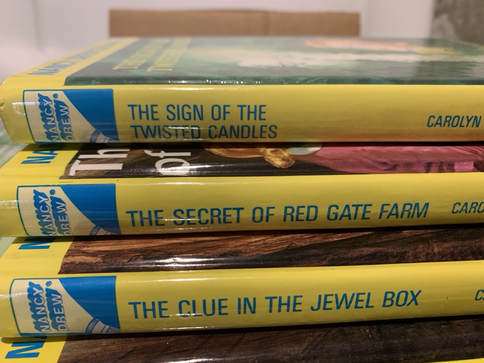 ❤️Vntg 6 Nancy Drew Flashlight Mystery Series Carolyn Keene #’s 5,13,43,20,6,9