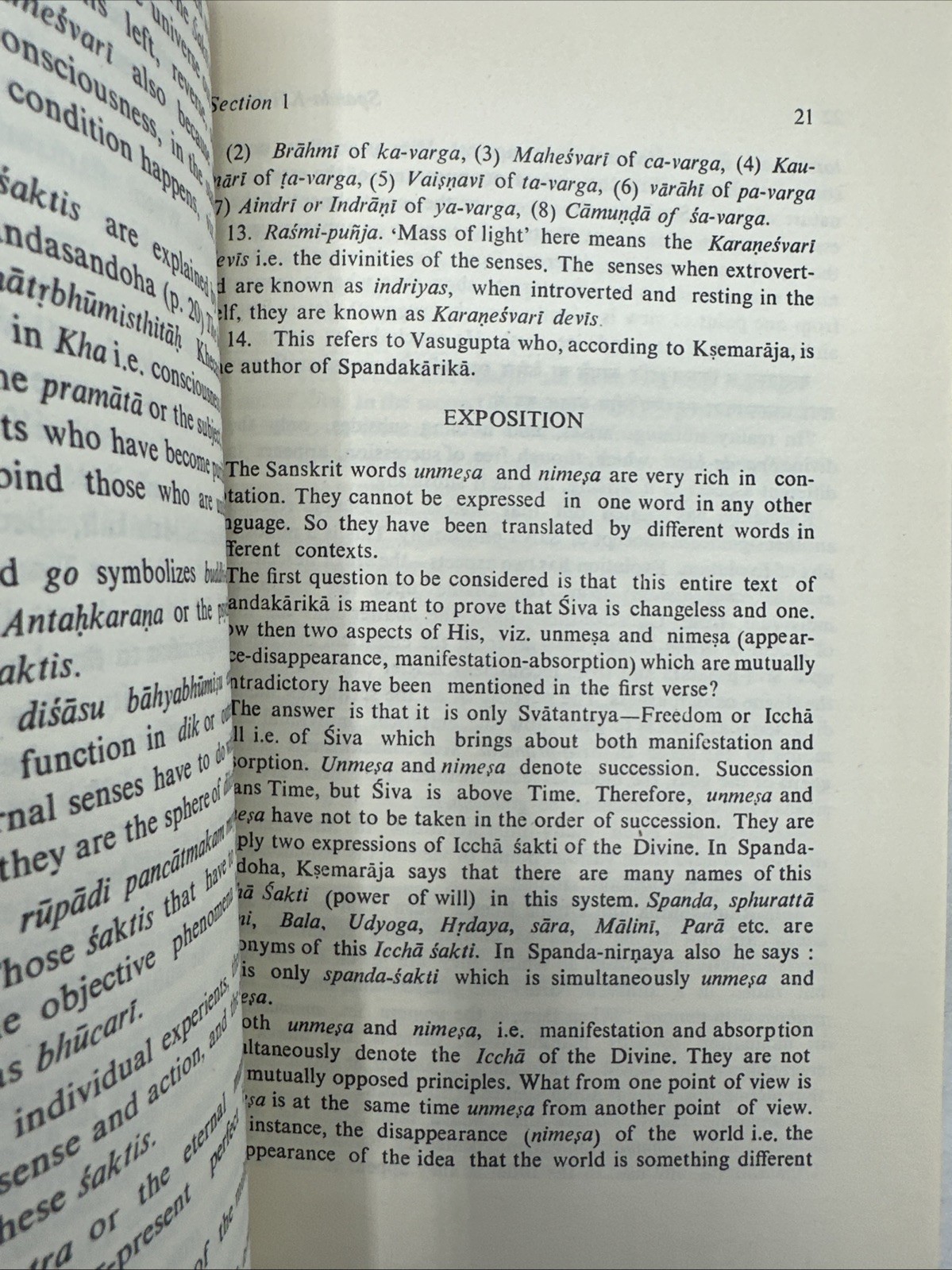 Spanda Karikas by Jaideva Singh Kashmir Shaivism Sanskrit Text & Translation
