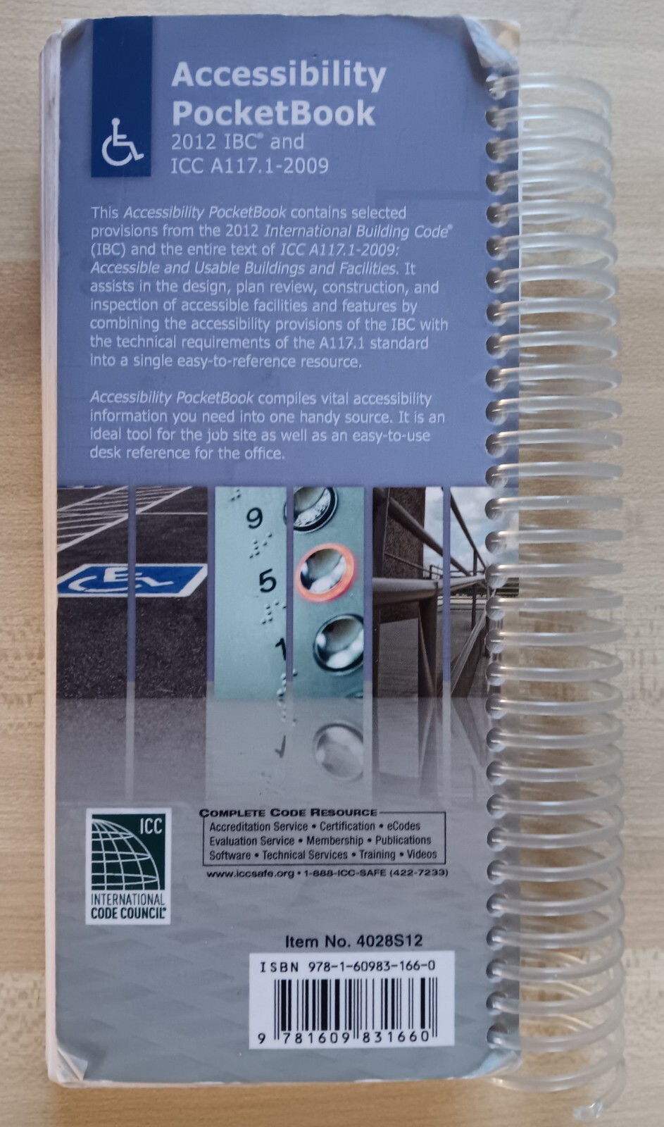 ACCESSIBILITY POCKETBOOK: 2012 IBC and ICC A11712009 – PAPERBOOK By ICC