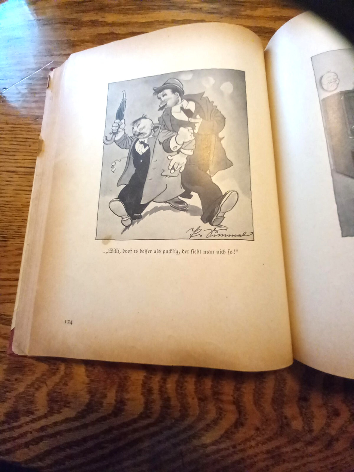 Paul Simmel Cartoon Book in German 1930’s 174 pages