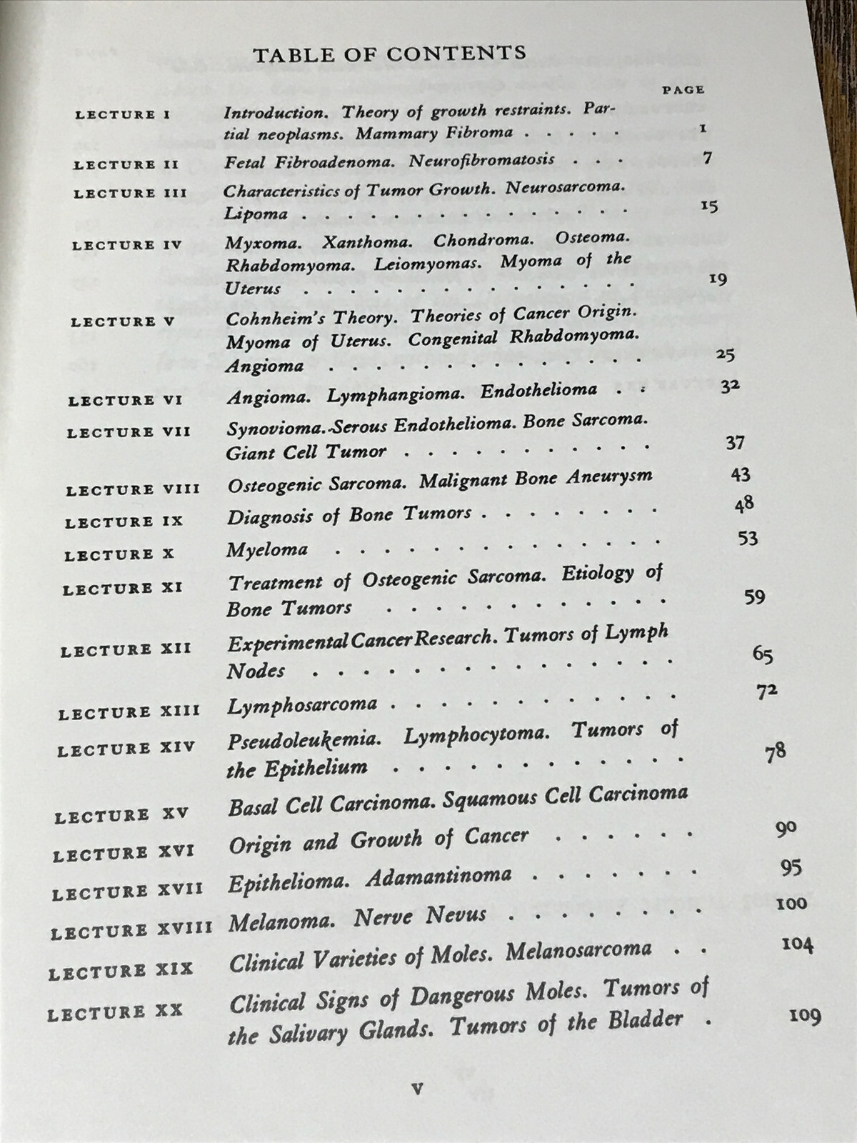 Lectures On Tumor Pathology By James Ewing M.D. Cornell University in 1934, Rare