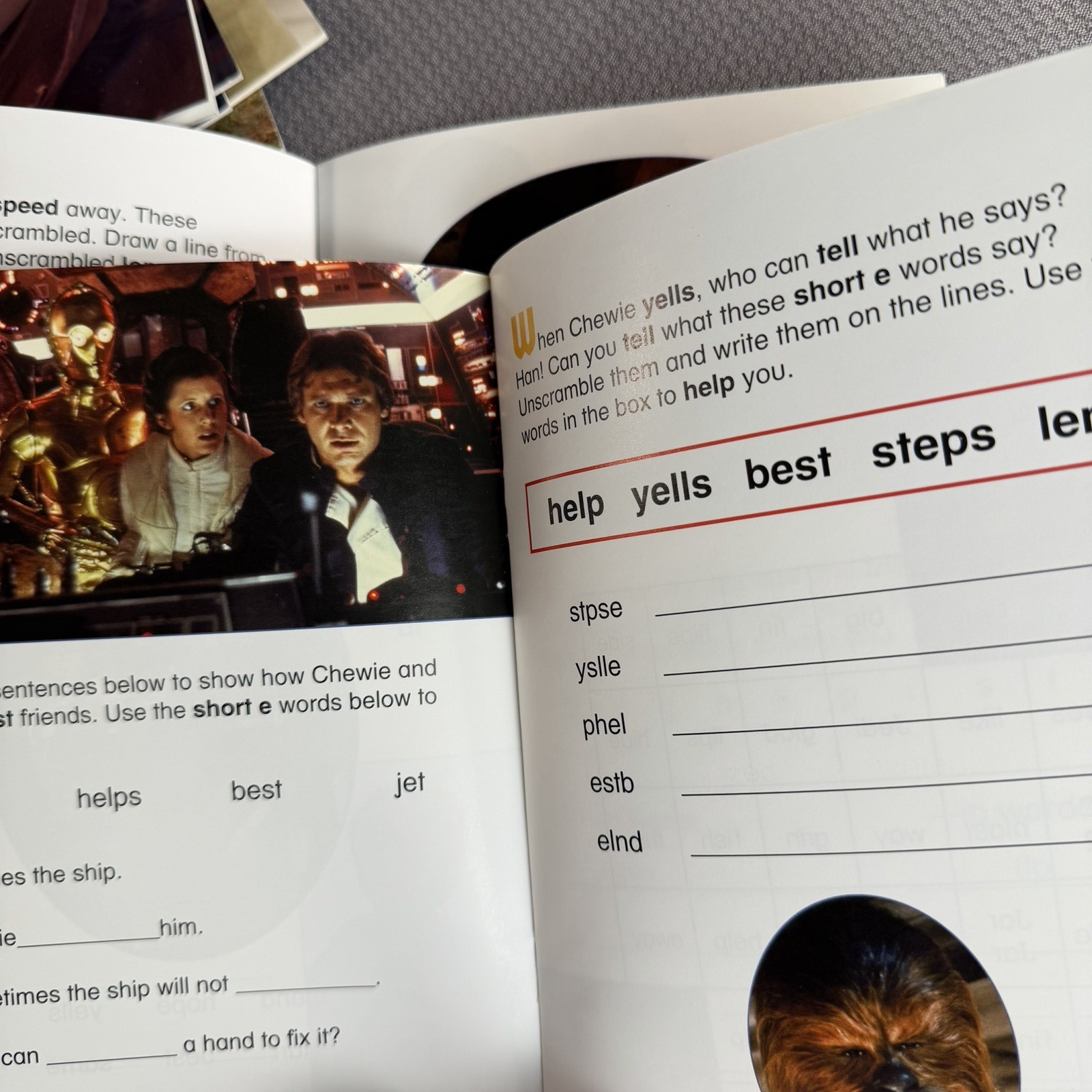Star Wars Phonics Books (10 books/2 workbooks) Teach Learn Fun Great Condition