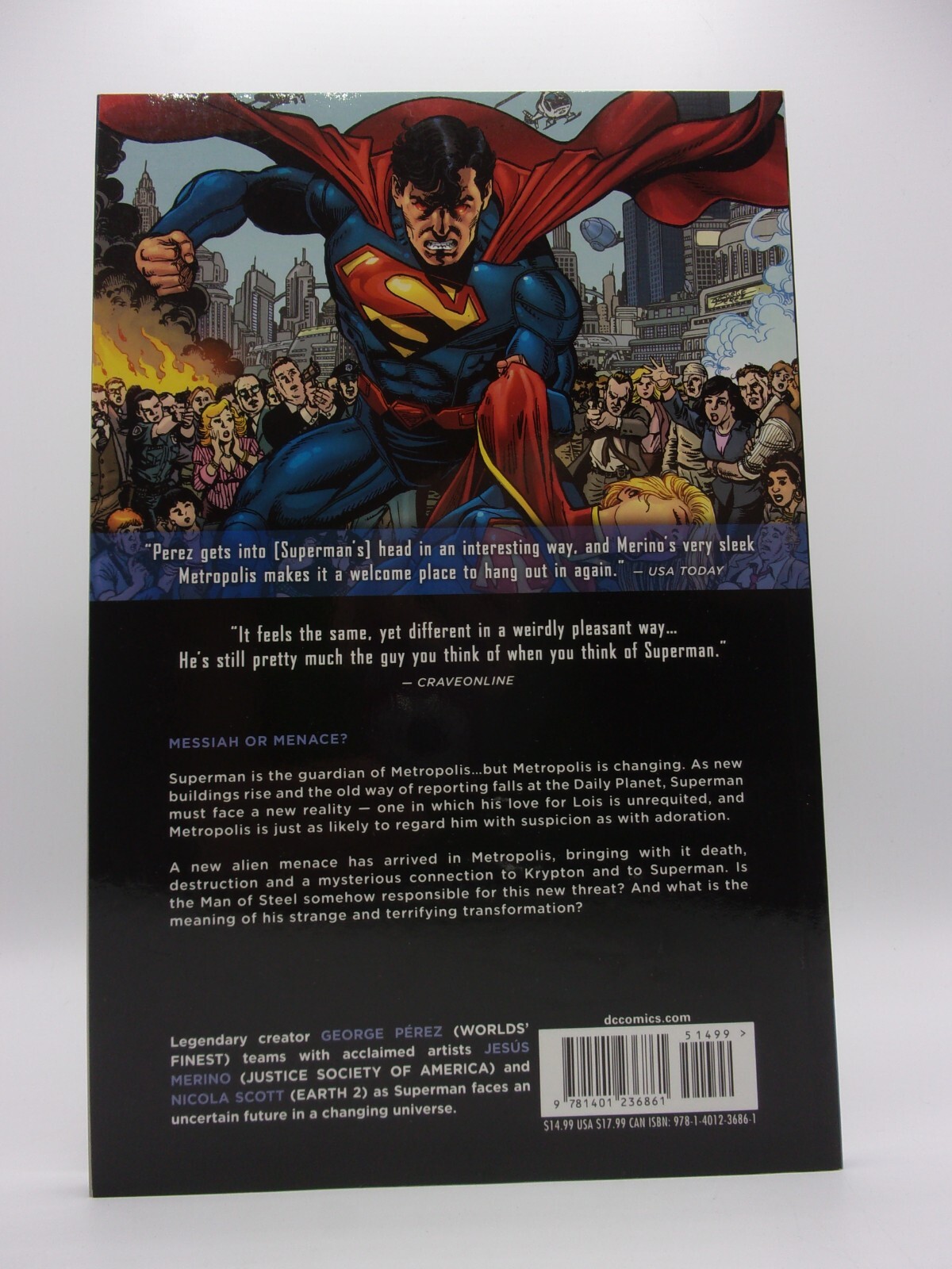 Superman Vol. 1 What Price Tomorrow? by George Perez (2013, Trade Paperback) New