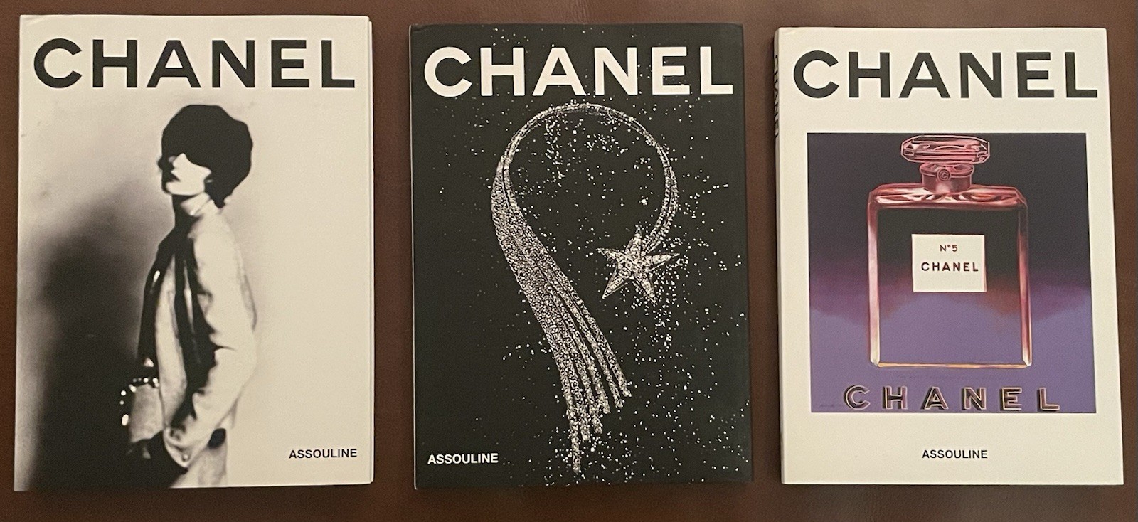 Chanel: 3 Volume Set Fashion Fine Jewelry Perfume Hard Back cover Assouline