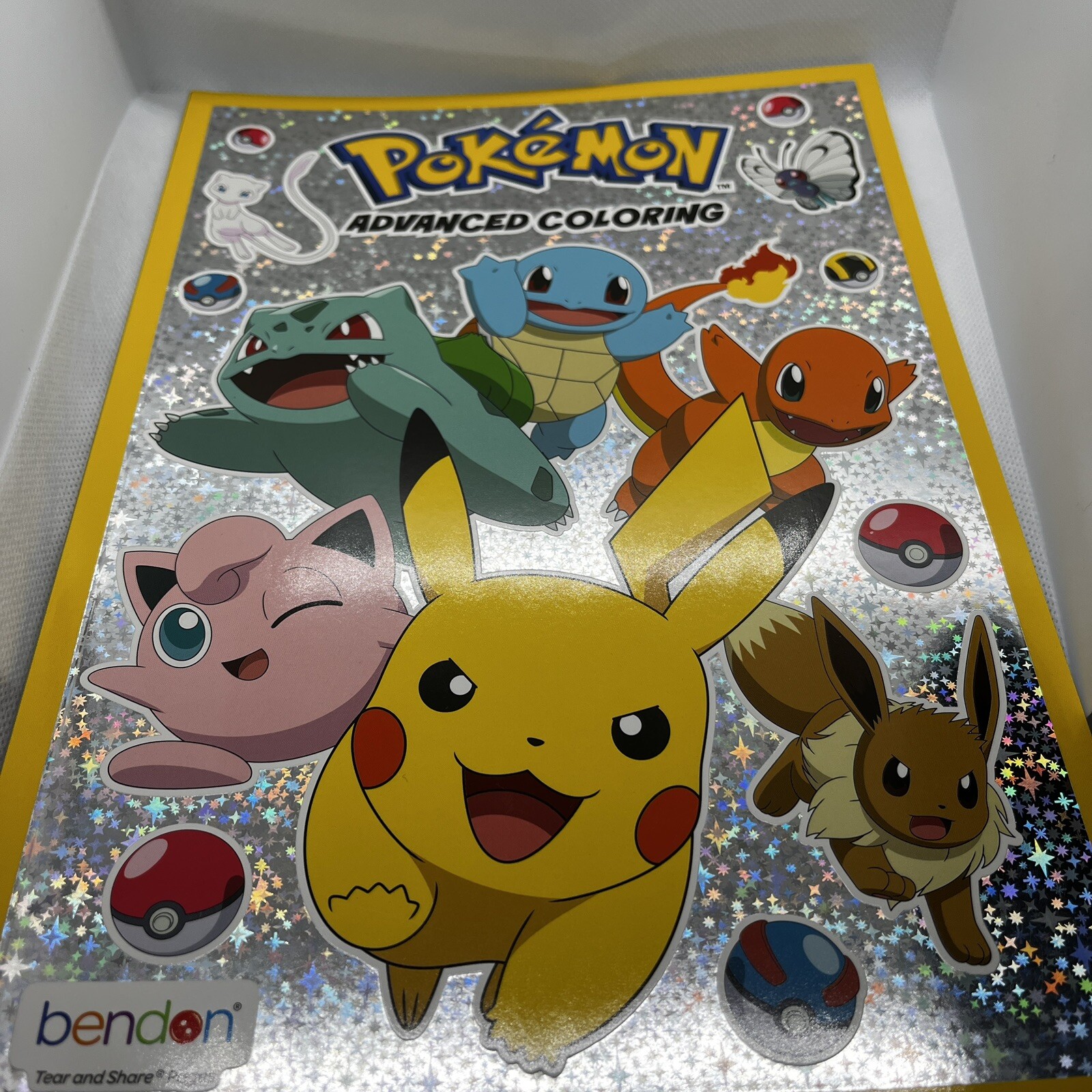 NEW UNUSED Pokémon Advanced Coloring Book – 40 pages – Free shipping