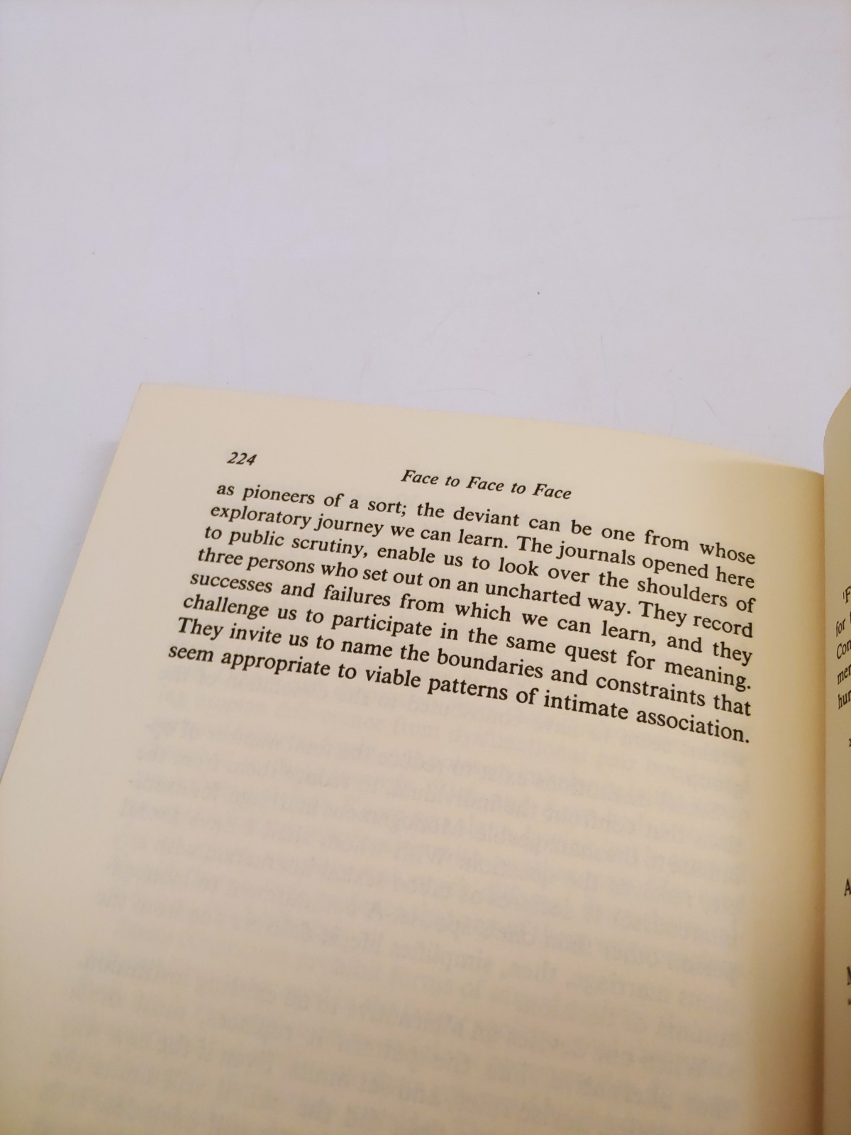 FaceToFaceToFace, An Experiment In Intimacy, Gordon Clanton / Chris Downing 1975
