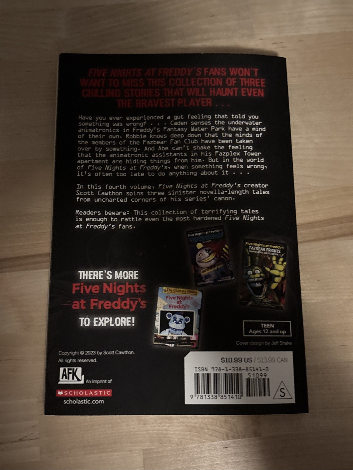 Submechanophobia: An AFK Book; Five Nights At Freddy’s New Unread Copy