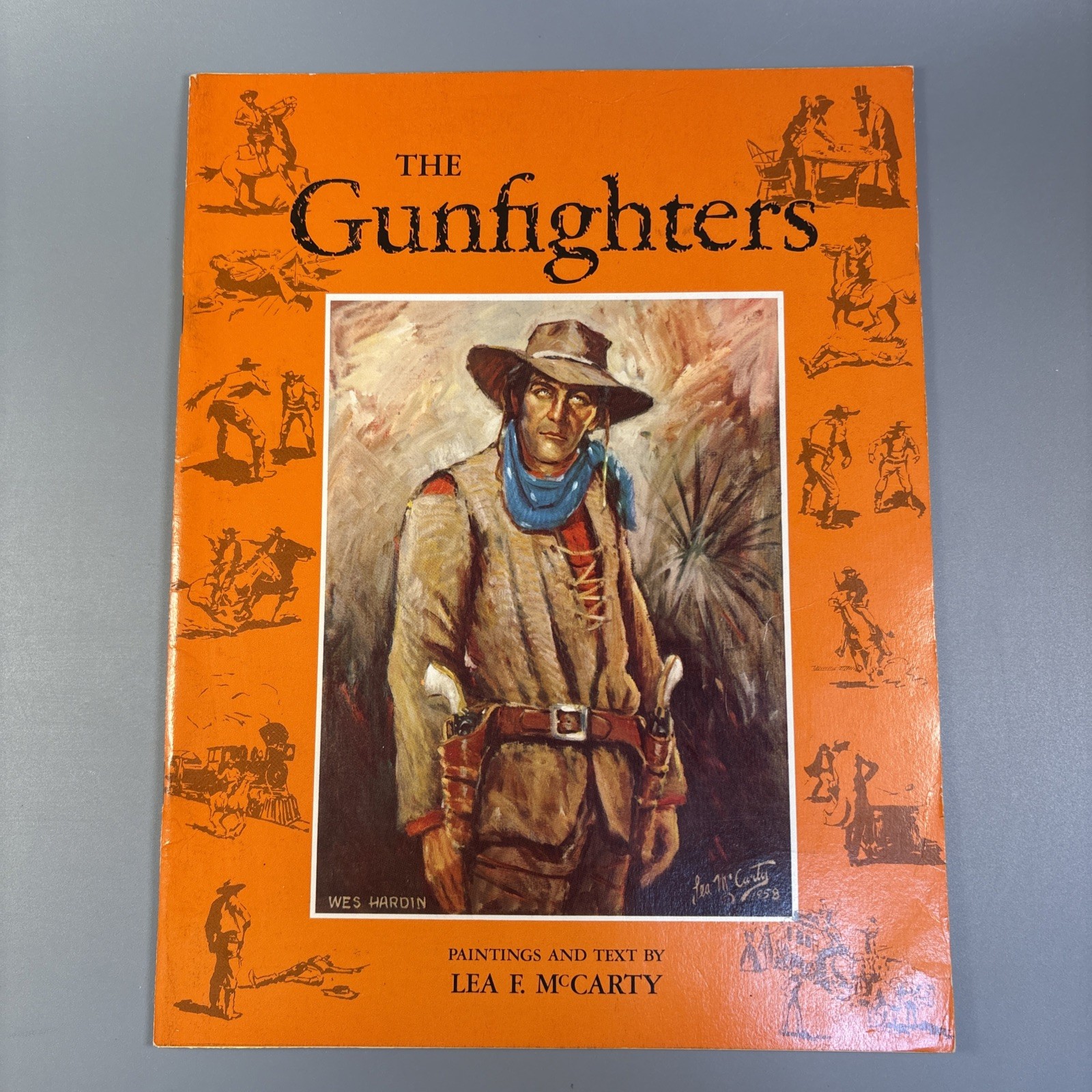 The Gunfighters Lea F McCarty 1959 Illustrated Color Prints Vintage Western